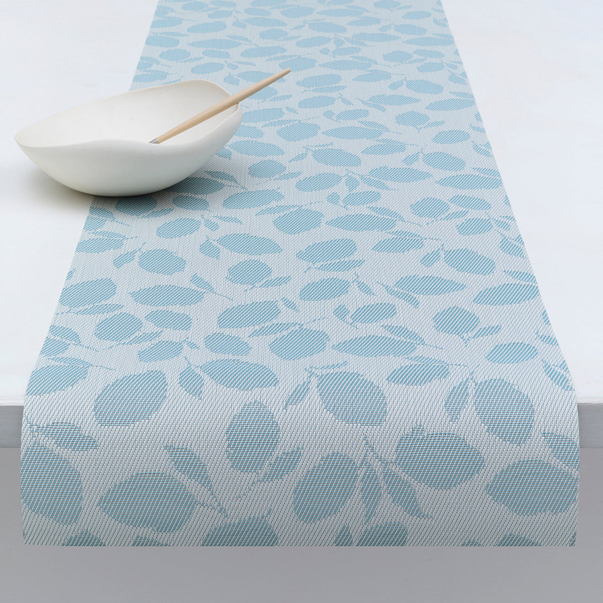 Lemon Leaves Table Runners - Robin's Egg