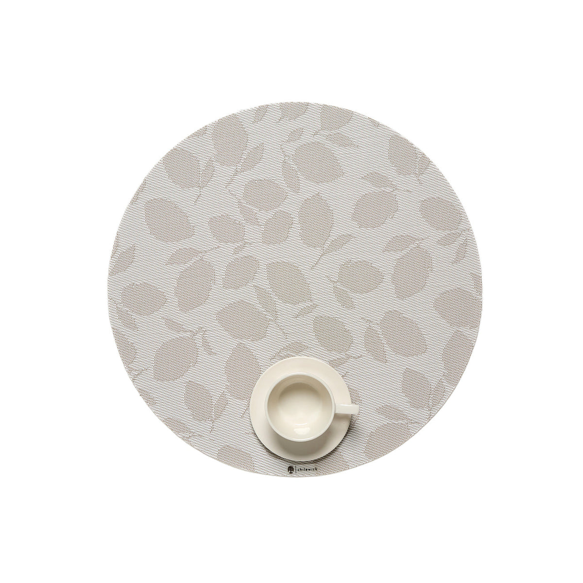 Lemon Leaves Placemats - Steel Wool