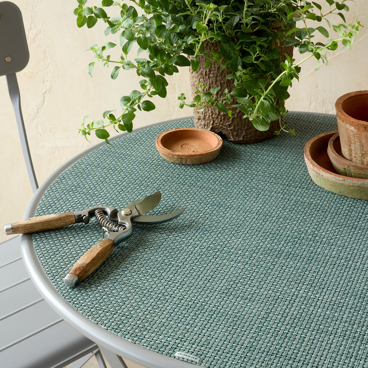 Basketweave Placemats - Celadon