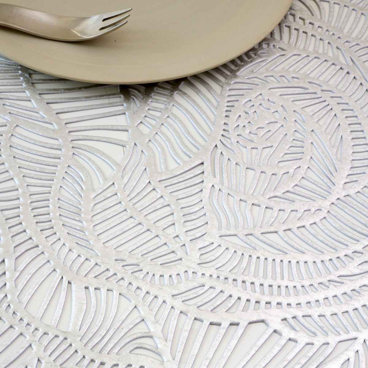 Rose Placemats - Silver