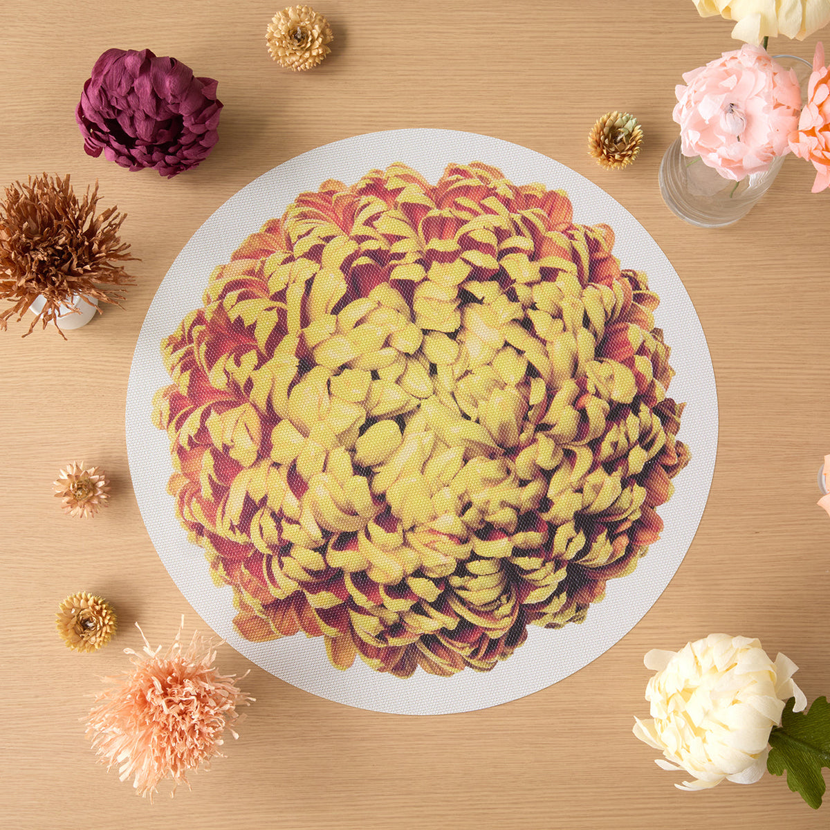 Mums Placemats - Amber