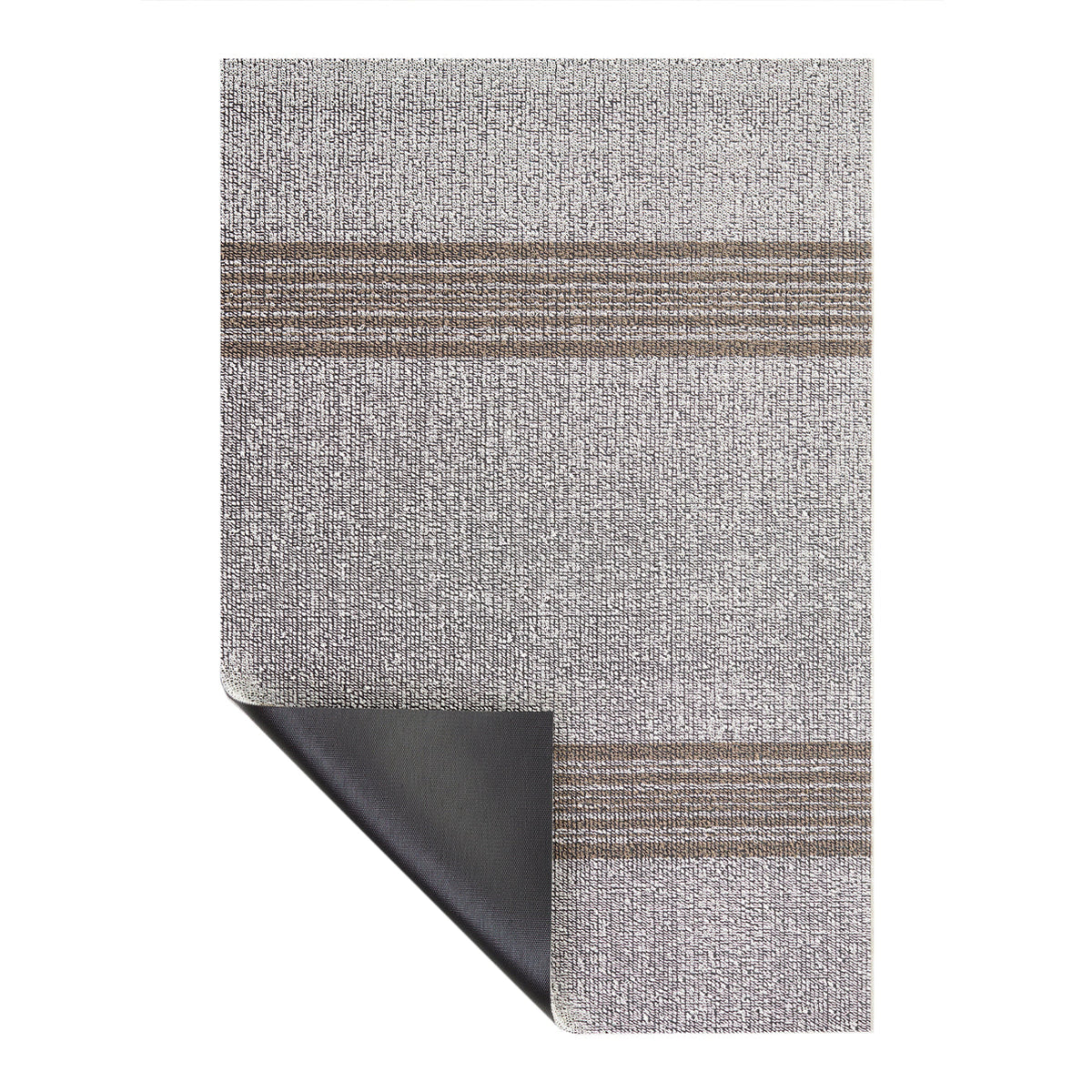Relay Stripe Shag Mat - Ivory