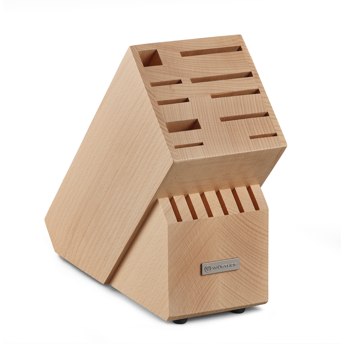 Wusthof 16-Slot European Knife Block — Beech