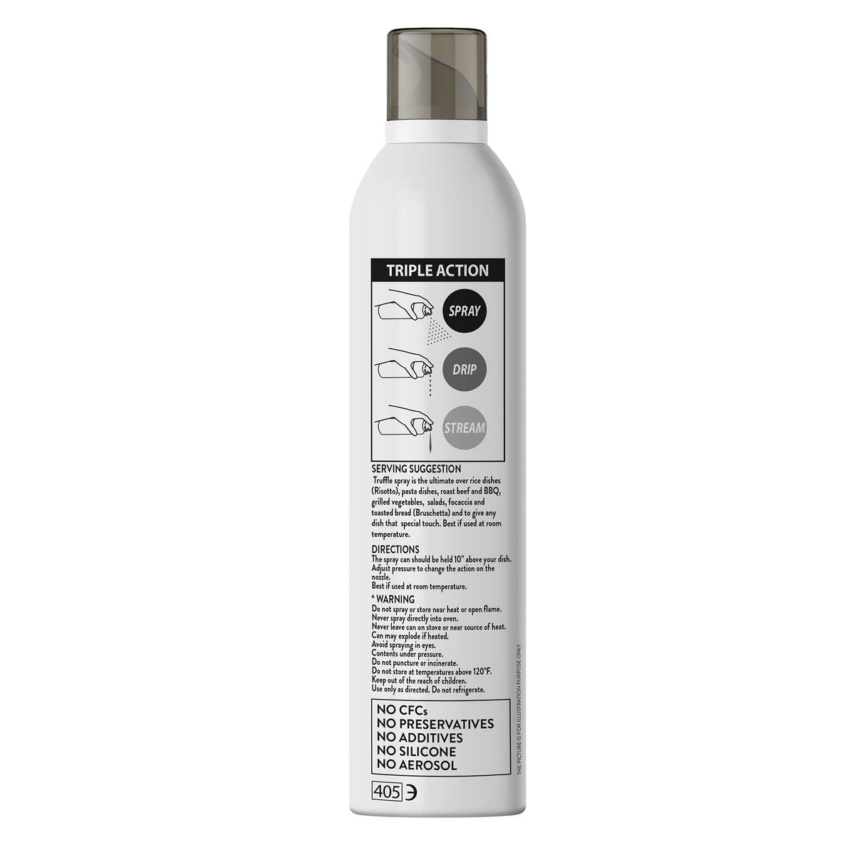 Mantova Black Truffle Extra Virgin Olive Oil Spray, 8 fl. oz