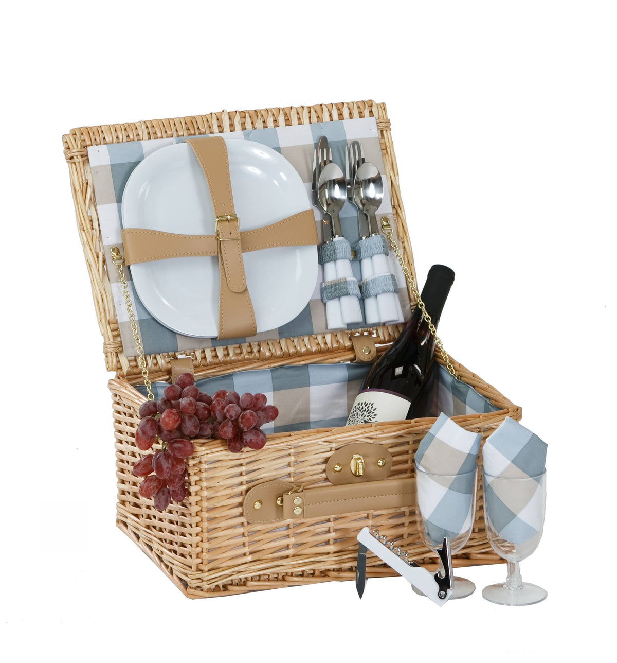 ~~ON SALE~~ Boothbay Picnic Basket Equipped for 2 Persons