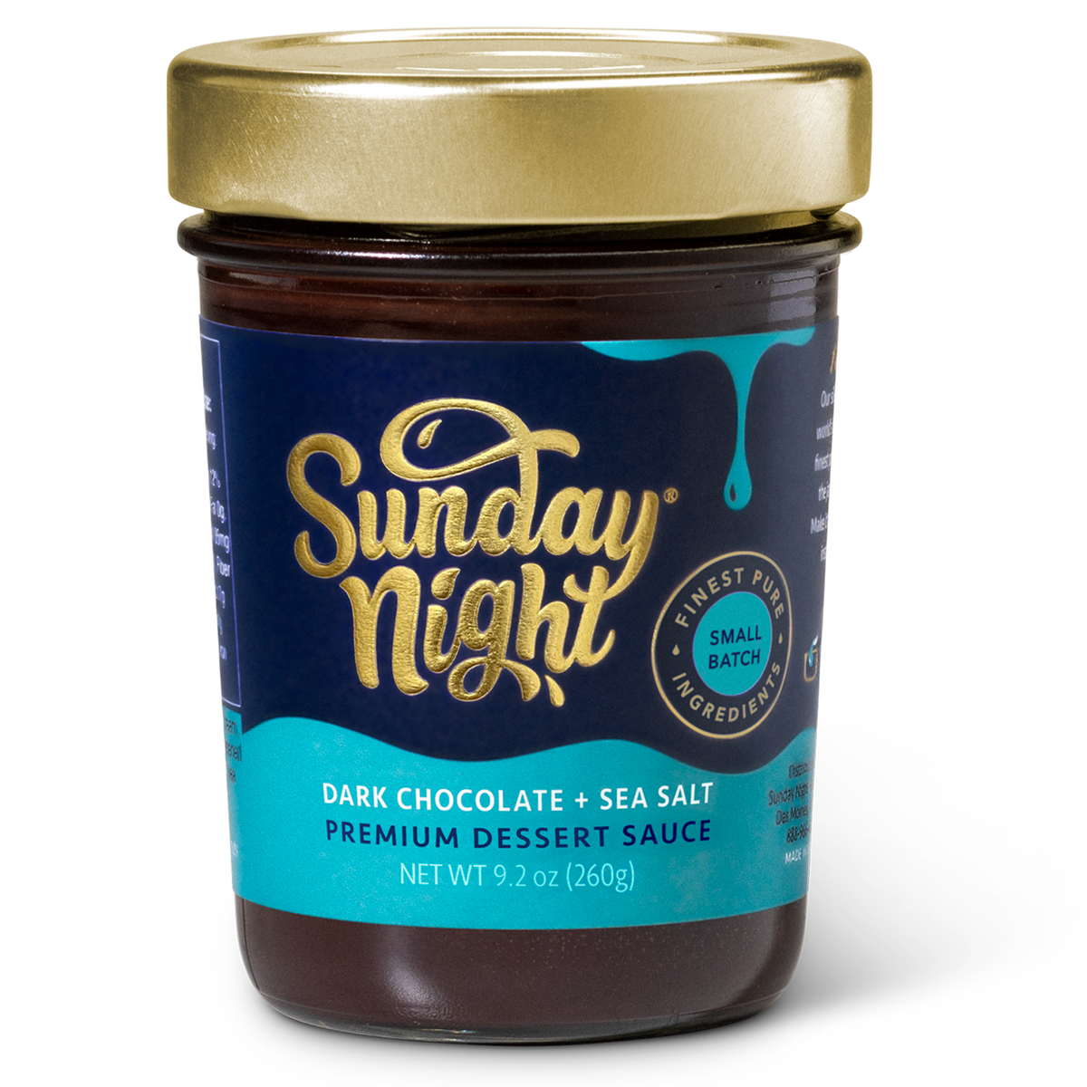 Dark Chocolate + Sea Salt Chocolate Sauce