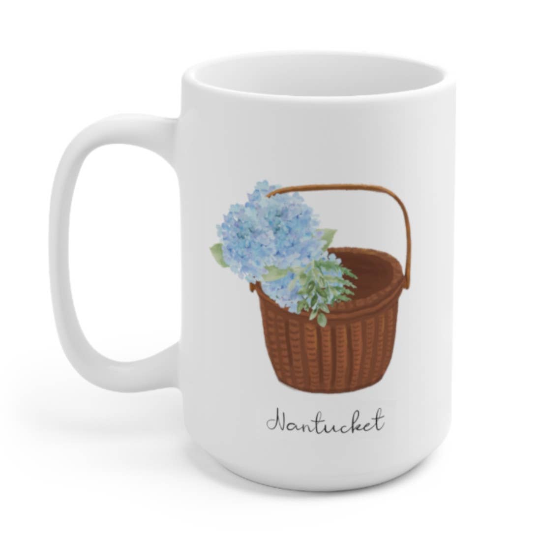 MUG - Nantucket Basket with Hydrangeas