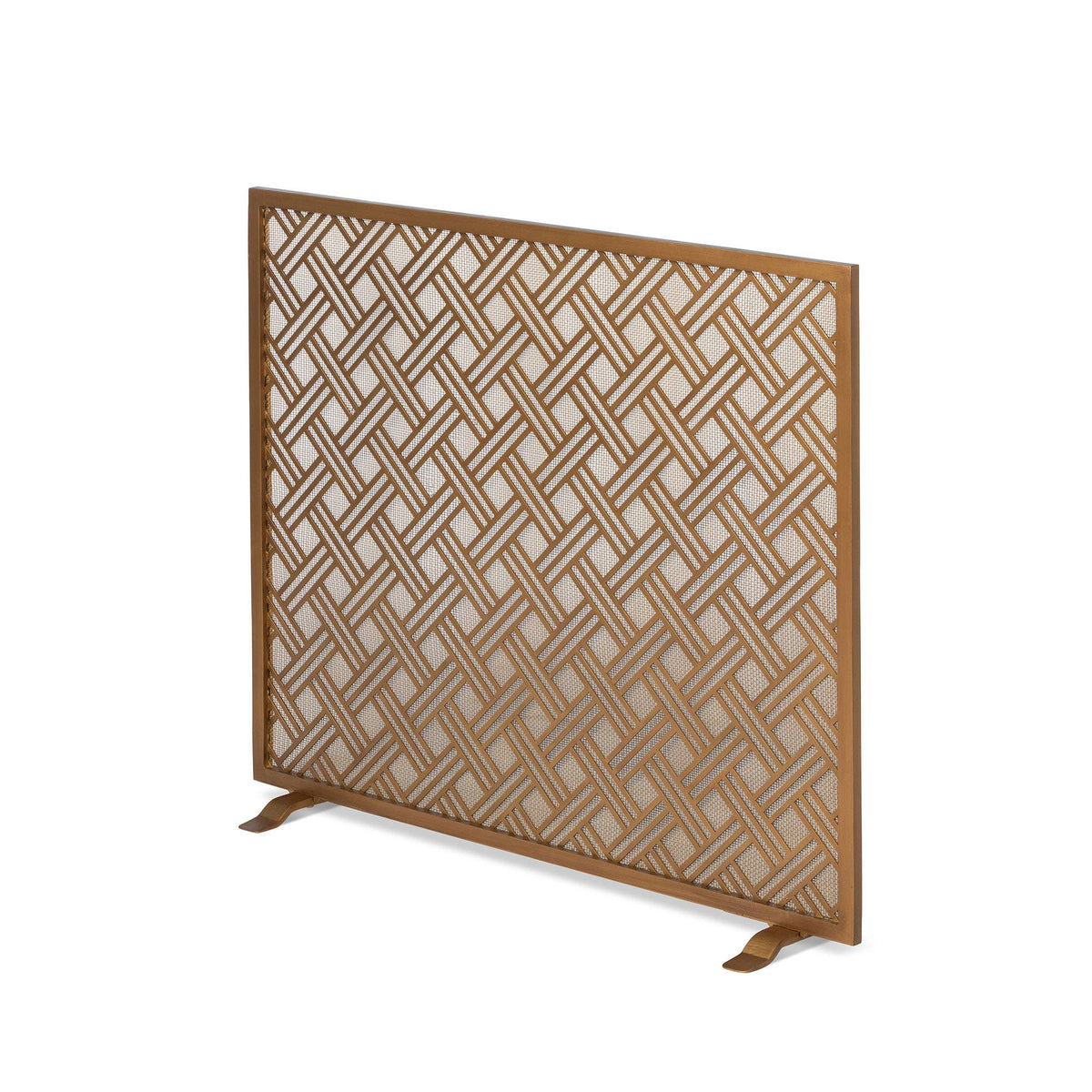 Promo Park Hill Collection Cross Hatch Fire Screen