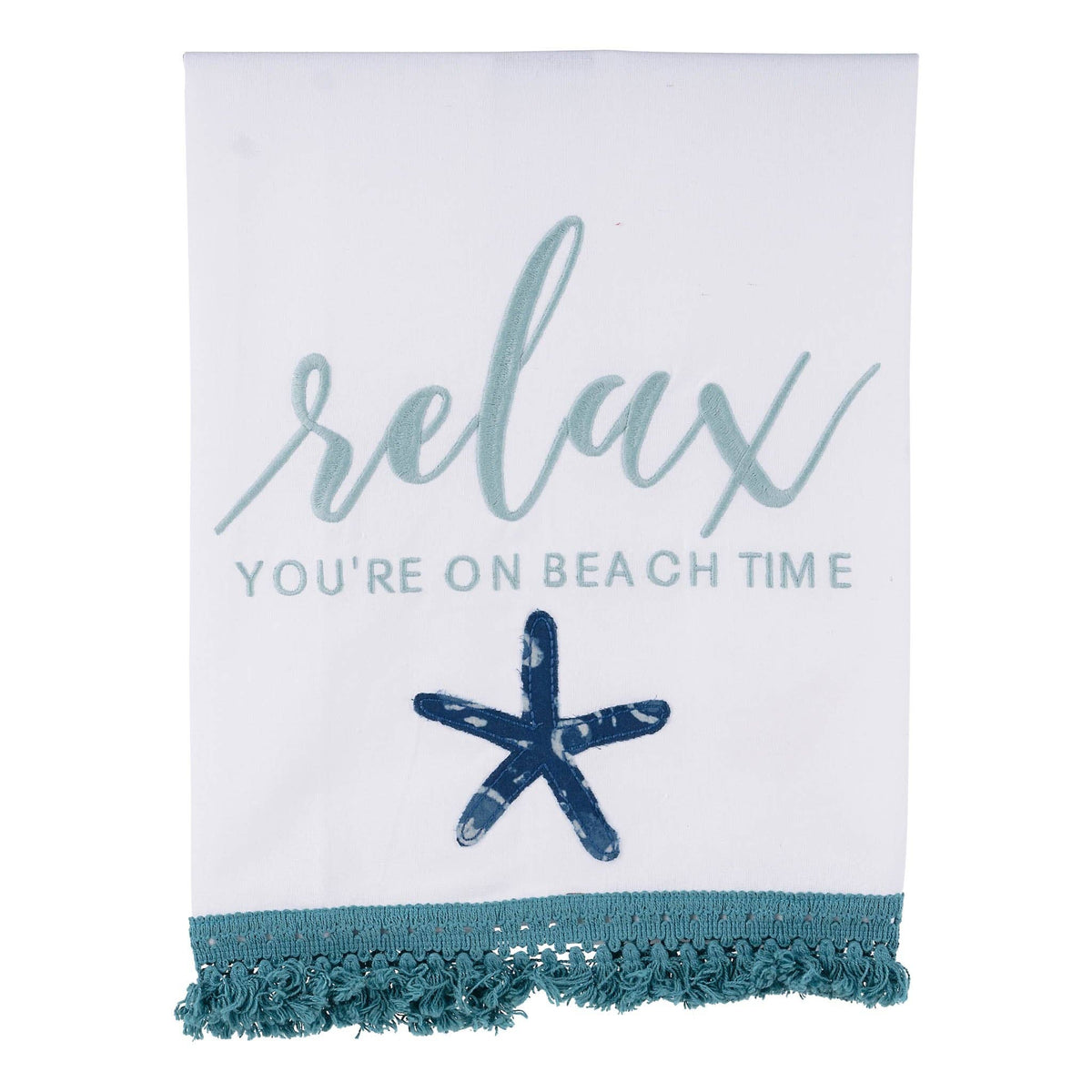 You're on Beach Time Tea Towel