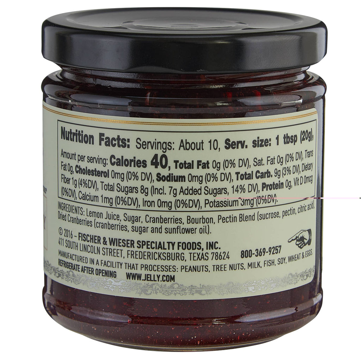 Bourbon Cranberry Preserves