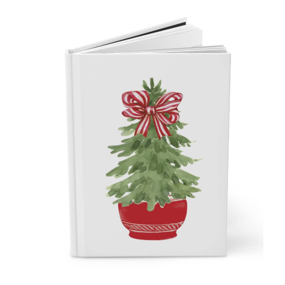 Journal - Christmas Tree in Red Pot