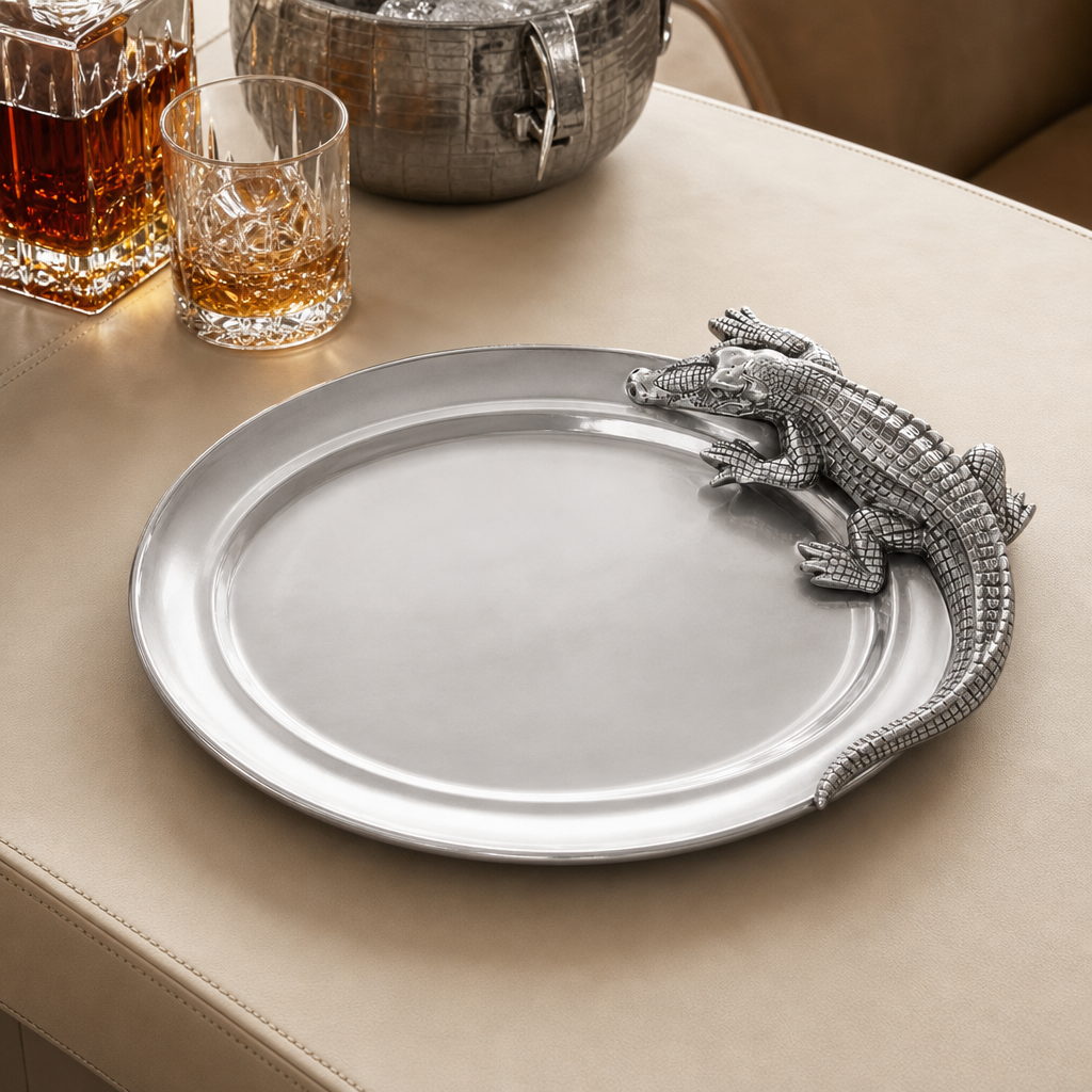 Alligator Oval Platter