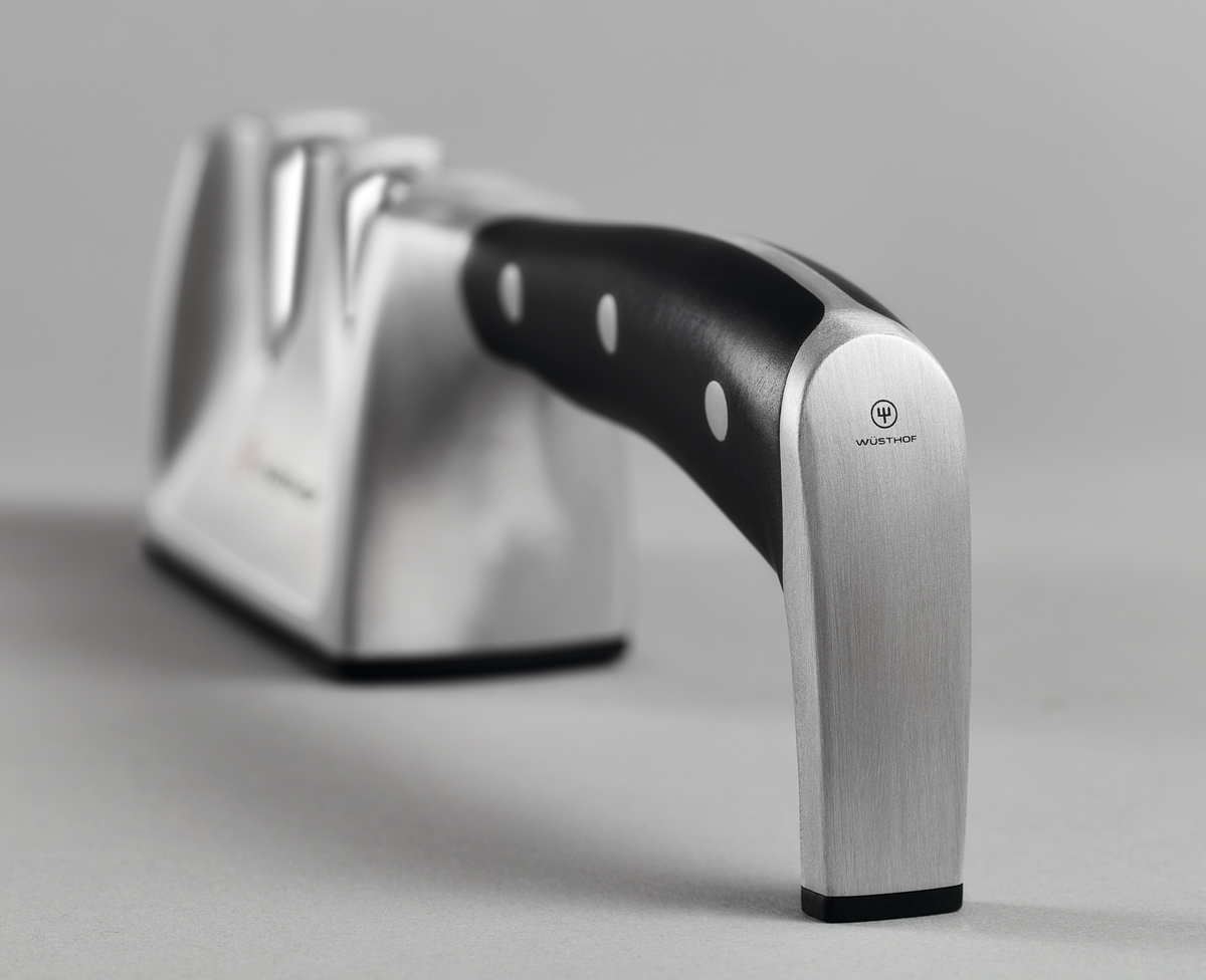 Wusthof Classic Ikon Hand-Held Knife Sharpener — Black