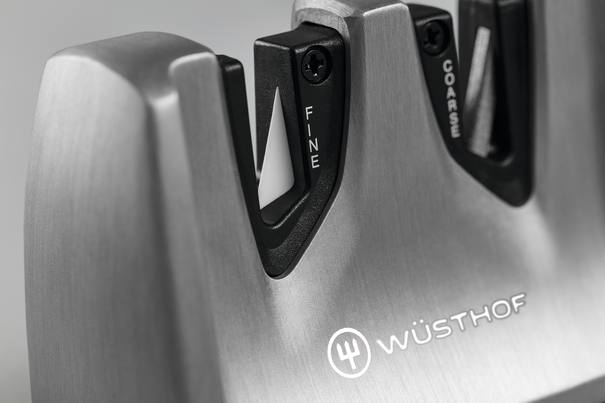 Wusthof Classic Ikon Hand-Held Knife Sharpener — Black