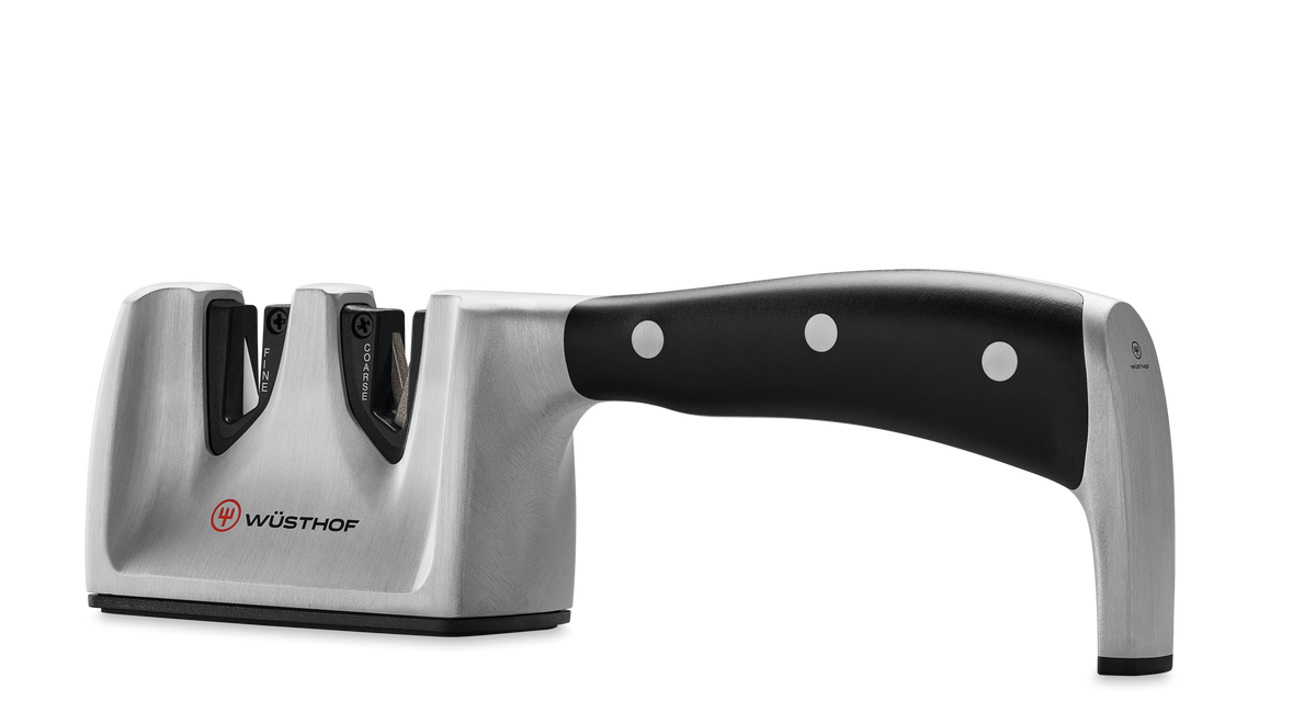 Wusthof Classic Ikon Hand-Held Knife Sharpener — Black