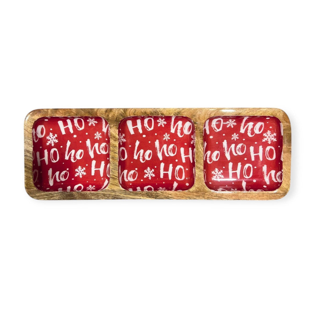 Ho Ho Ho Compartment Tray (case of 3) H-96