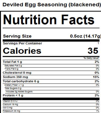 Negg® Deviled Egg Seasoning Mixes - NEW! 24 PER CASE