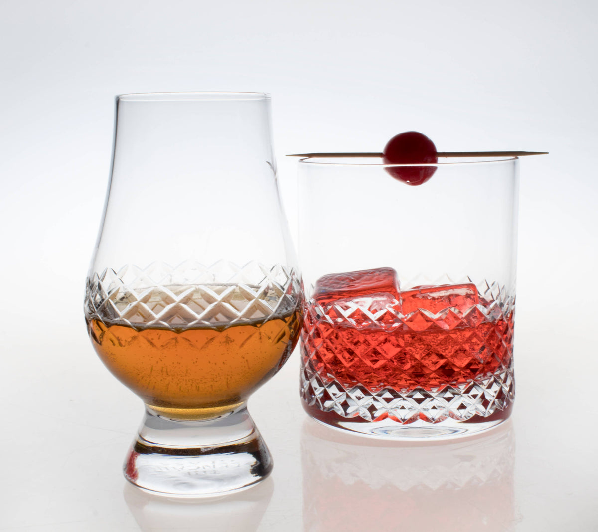 Diamond Scotch Whiskey Glencairn 6.75oz
