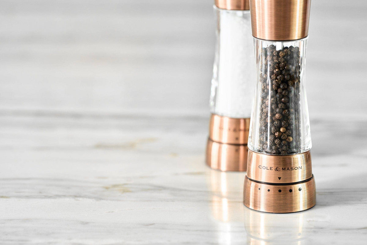 Cole & Mason Derwent Salt & Pepper Mill Gift Set, Copper