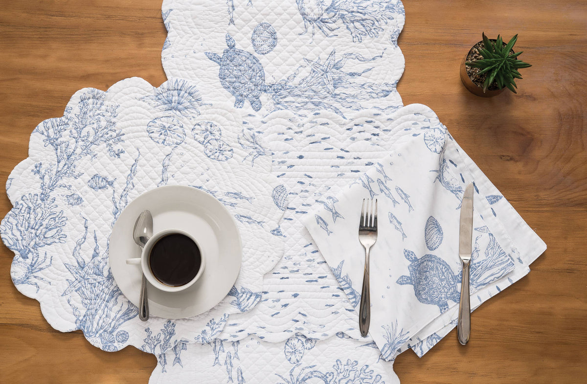 Makara Reef Coastal Napkin Set 6