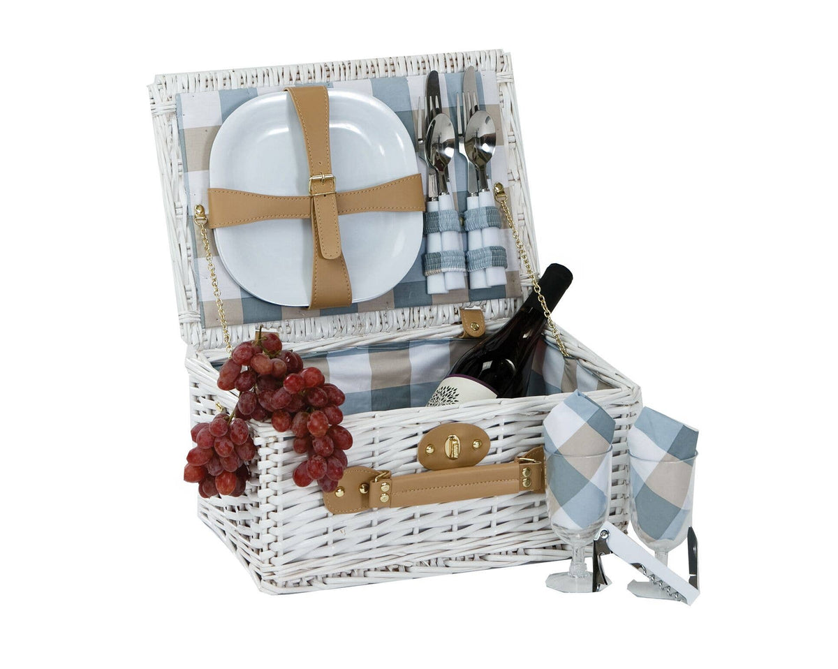 ~~ON SALE~~ Boothbay Picnic Basket Equipped for 2 Persons