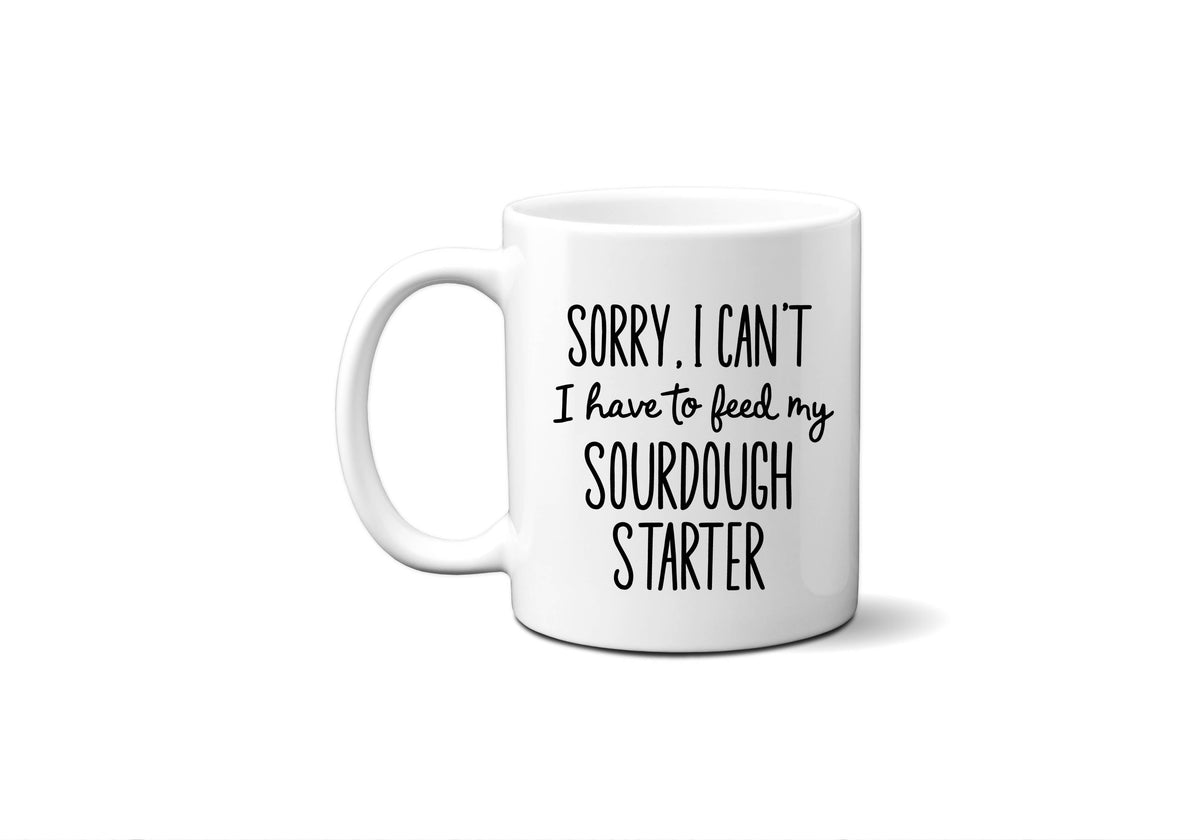Funny Sourdough Starter Baking Mug, Baking Kitchen Decor