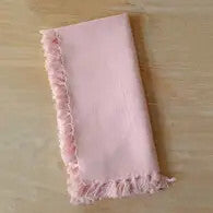 Fringe Napkin Light Pink 18x18