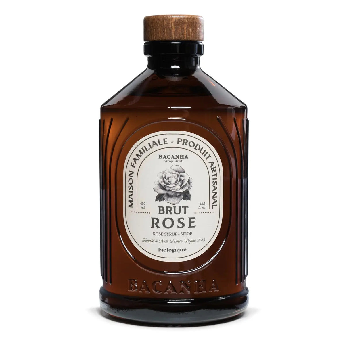Raw Rose Syrup - Organic - 400ml - 13,5 Fl. oz.