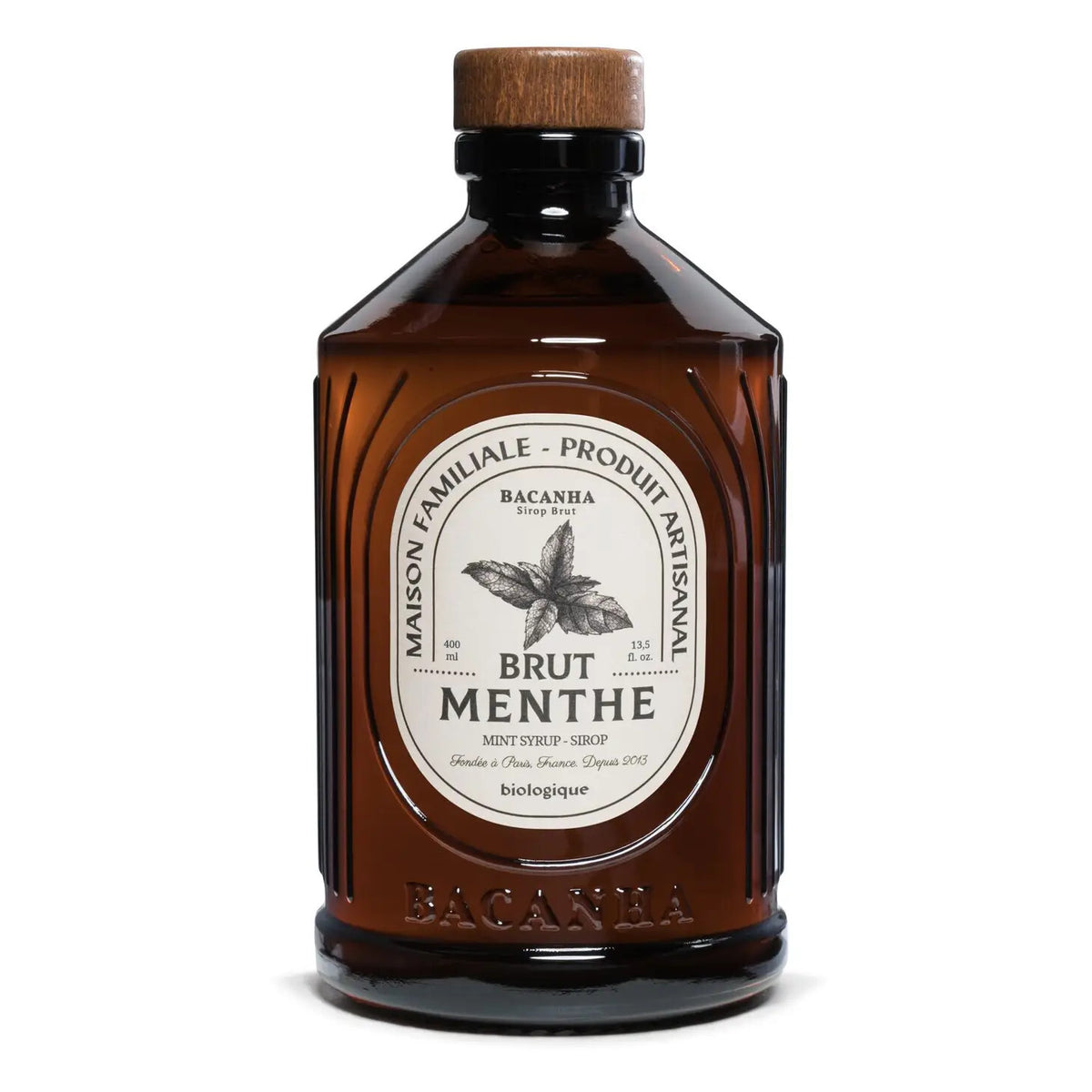 Raw Mint Syrup - Organic - 400ml - 13,5 Fl. oz.