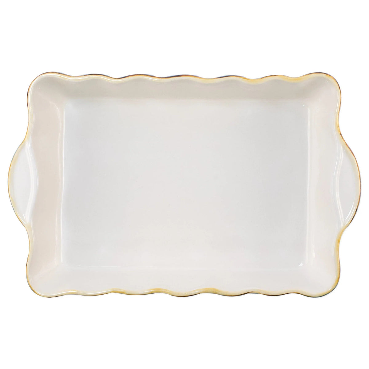 Italian Bakers Large Rectangular Baker - White