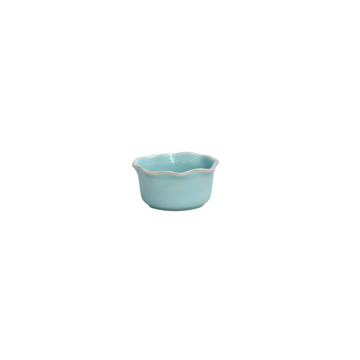 Robin Egg's Blue Oval Ruffled Ramekin Cook & Host by Casafina