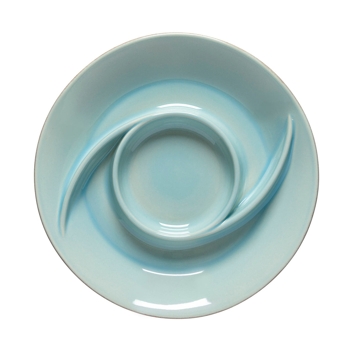 Robin's Egg Blue Chip And Dip Cook & Host by Casafina