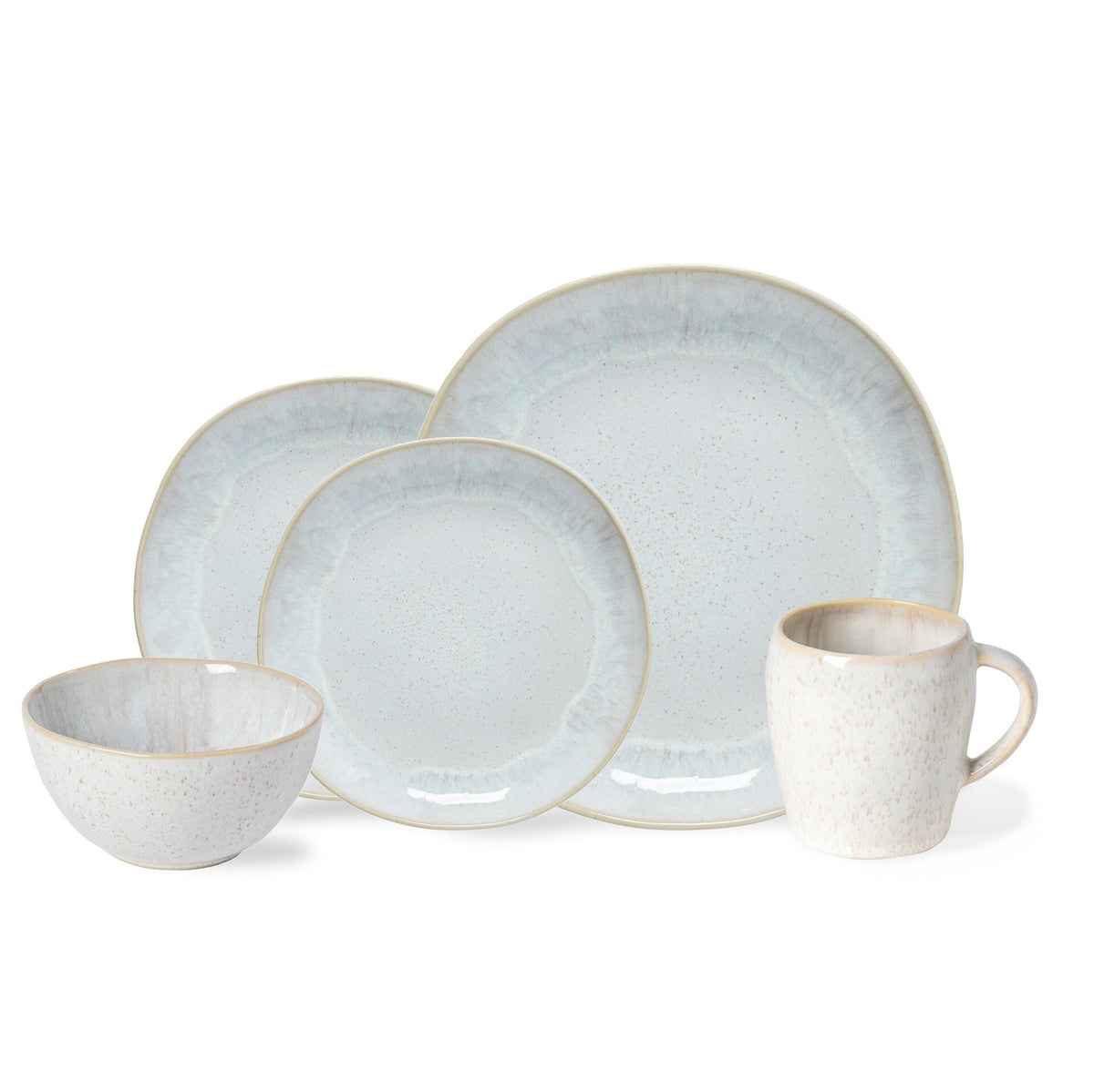 5 Piece Place Setting Eivissa by Casafina- Sand
