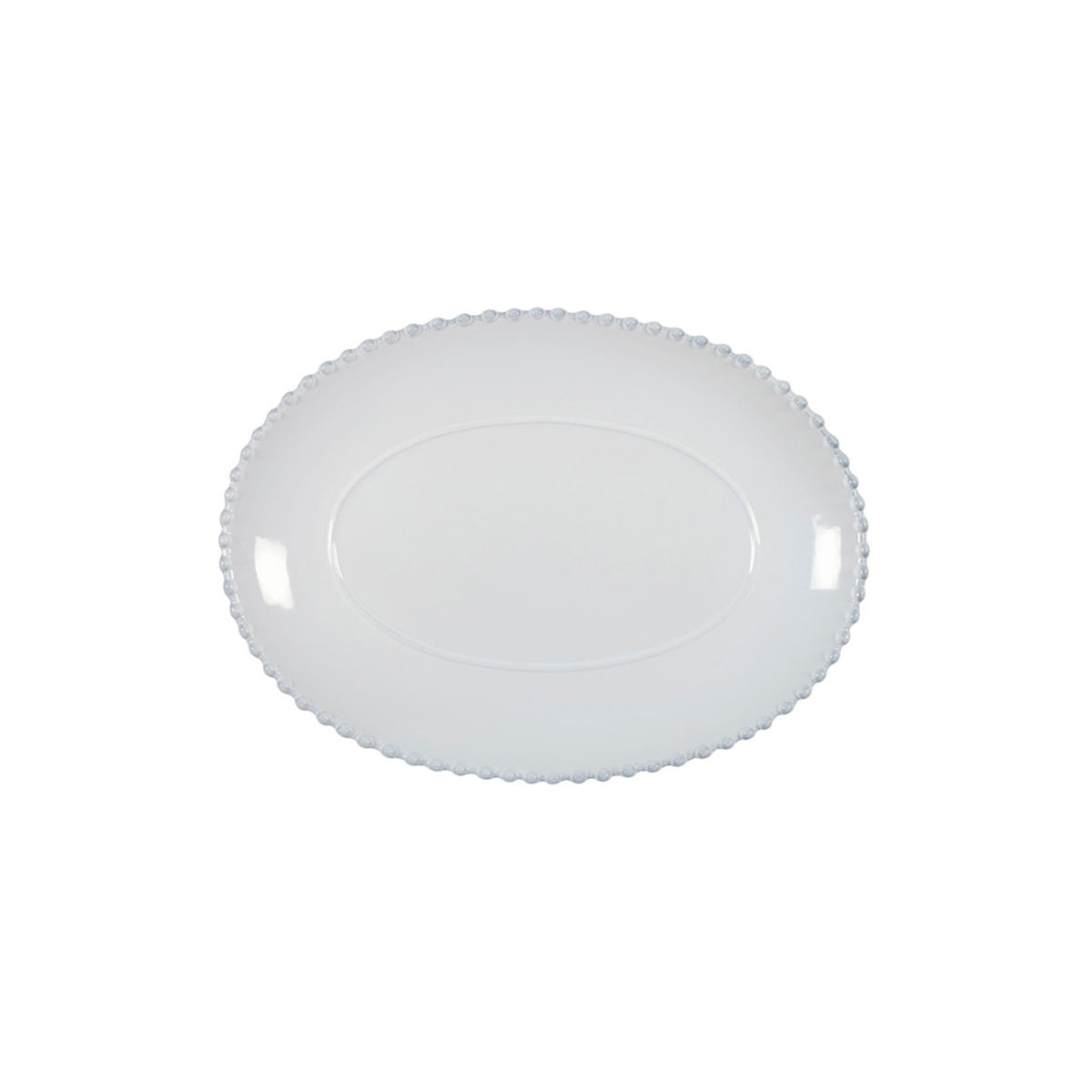 Small Oval Platter Pearl 13"