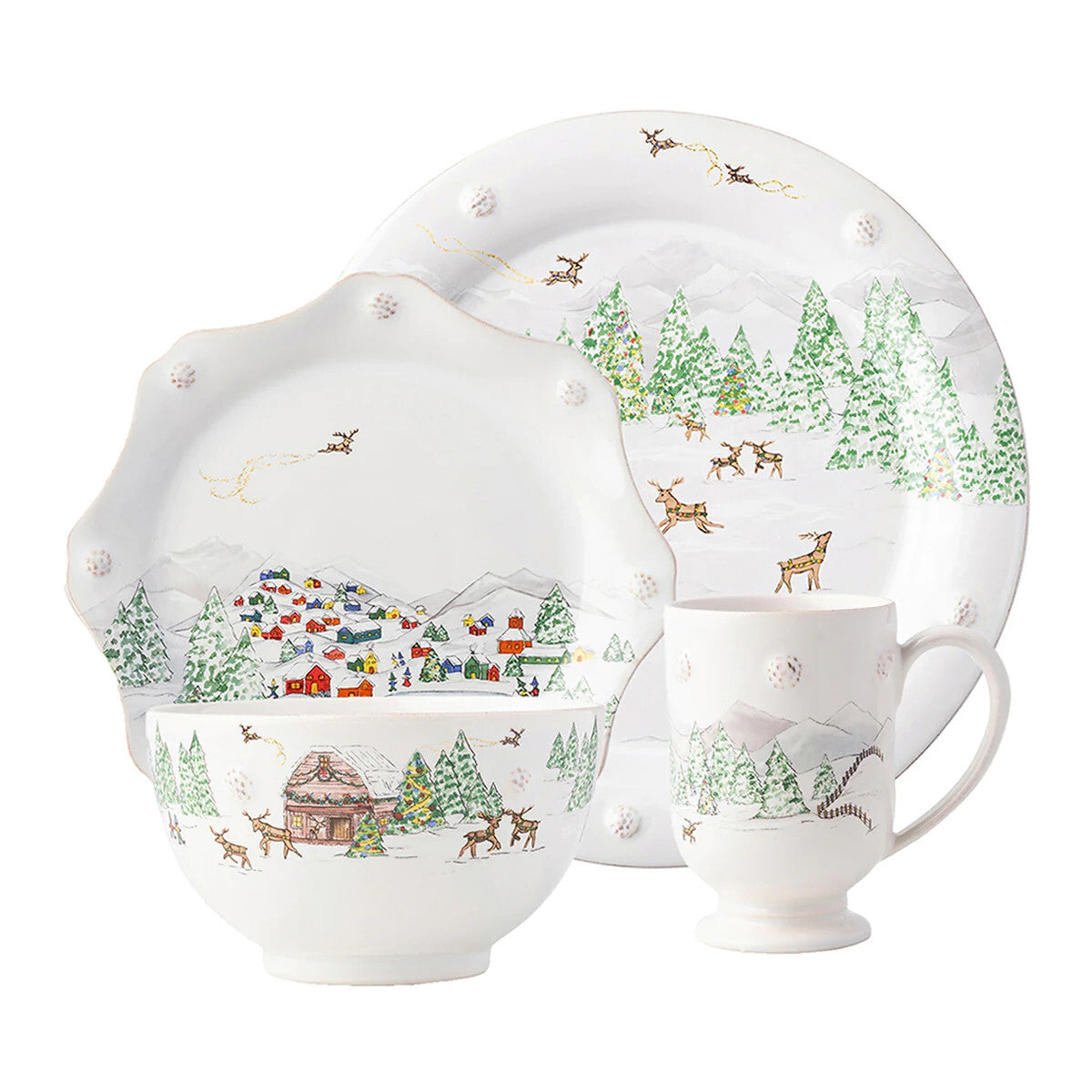 Berry &  Thread North Pole 4-Piece Place Setting