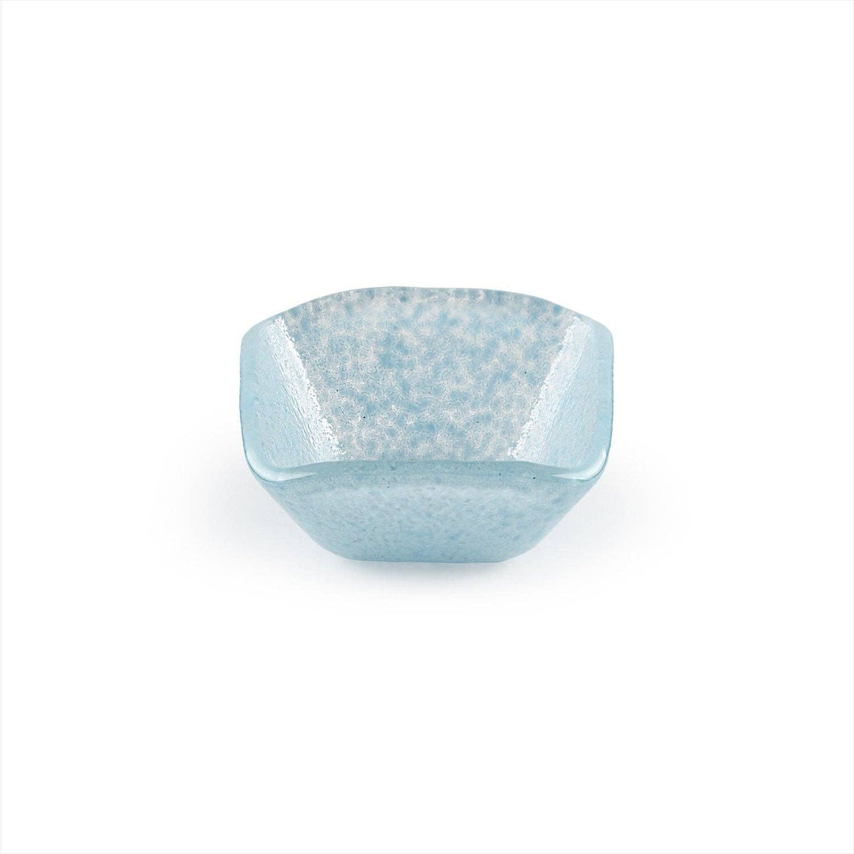 Glass Dinnerware 2.25" x 2.25" x h:1.5" 2 oz. Square Blue Glass Ramekin (Set of 6)