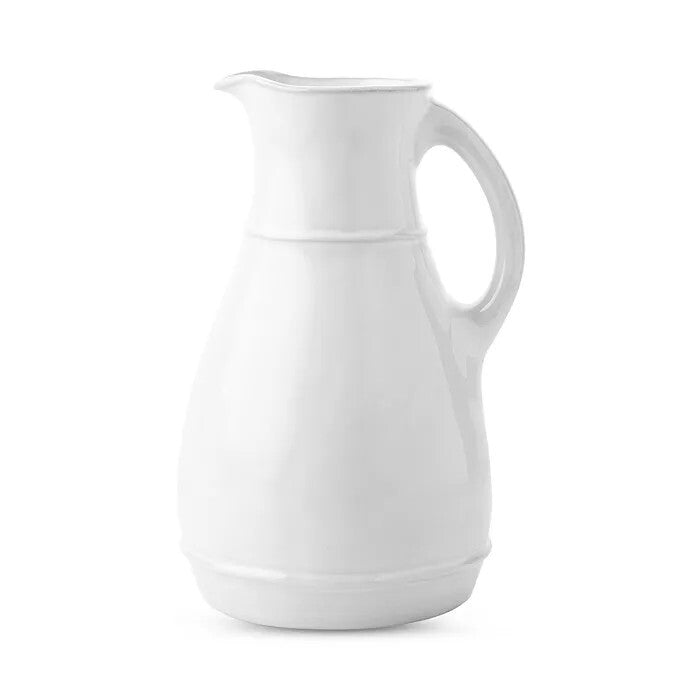 Puro Ceramic Pitcher - Whitewash