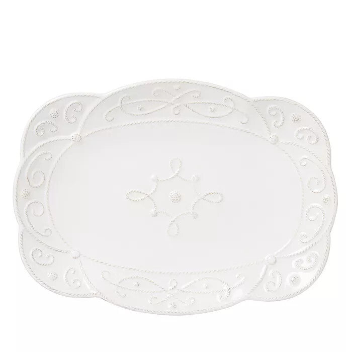Jardins du Monde 15" Platter - Whitewash
