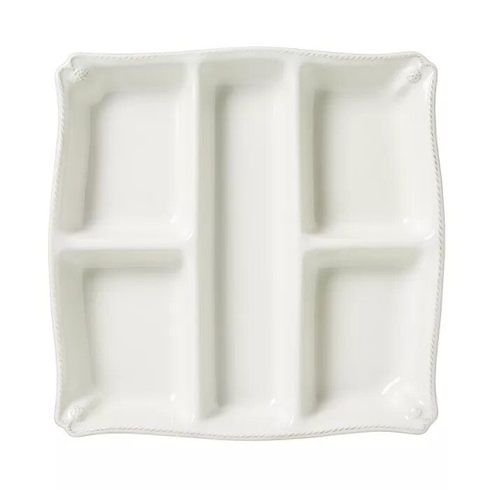 Berry & Thread Appetizer Platter - Whitewash