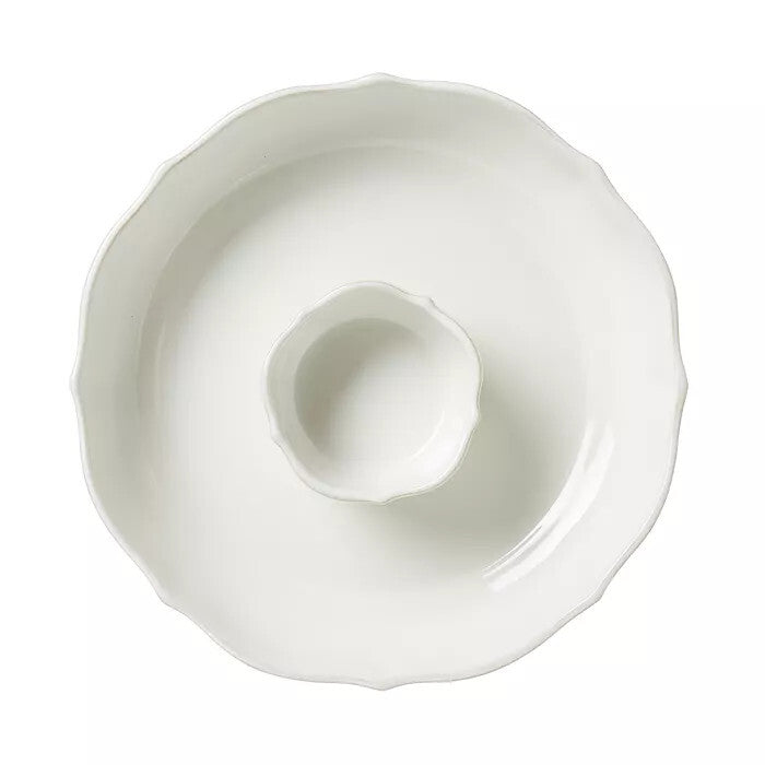 Berry & Thread Chip and Dip - Whitewash