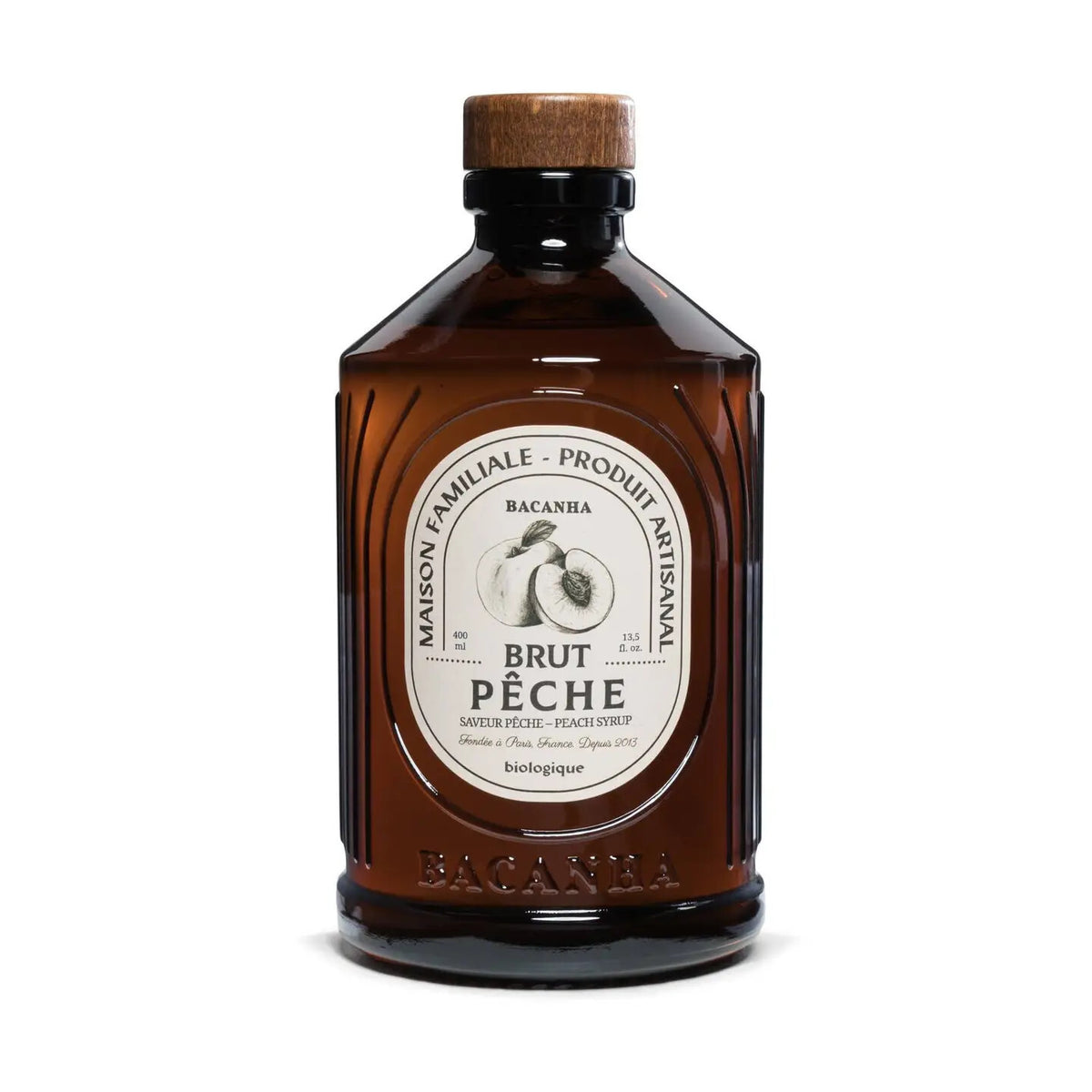 Raw Peach Syrup - Organic - 400ml