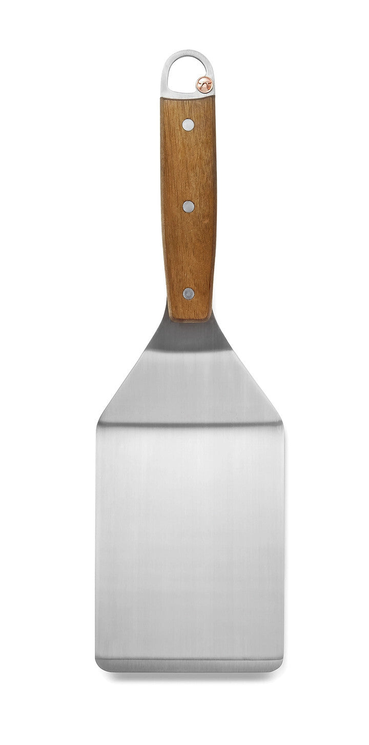 Heavy Duty Grill and Griddle Spatula, Acacia, 14.25"