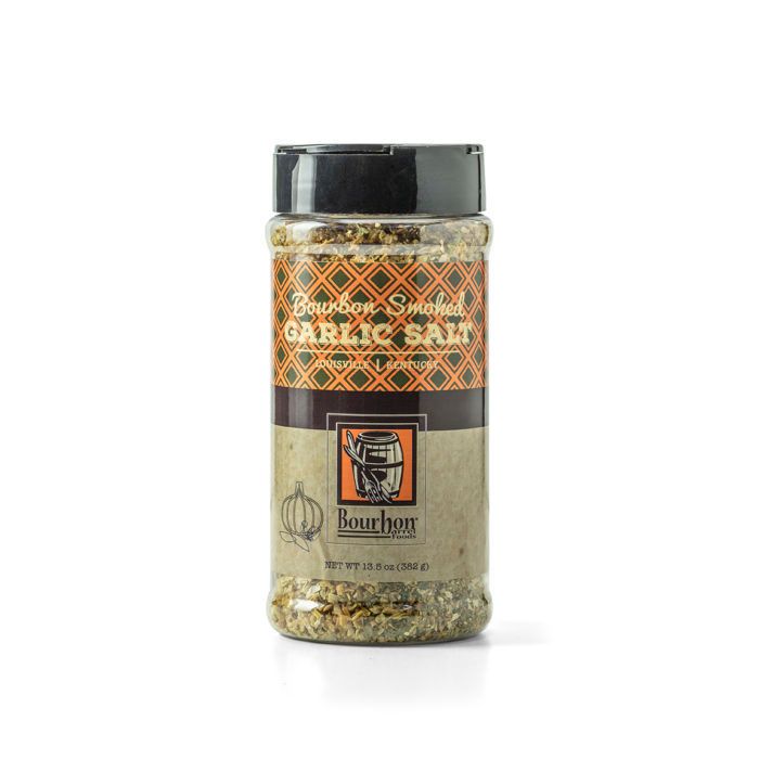 Bourbon Smoked Garlic Sea Salt 13.5 0z (Shaker Size)