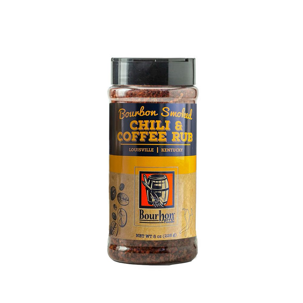 Bourbon Smoked Chili & Coffee Rub 8 oz (Shaker Size)
