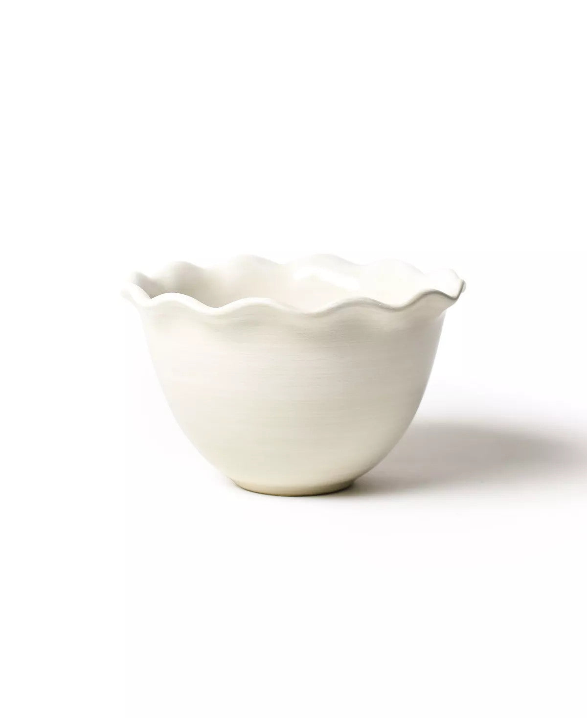 Signature 6" Ruffle Bowl White