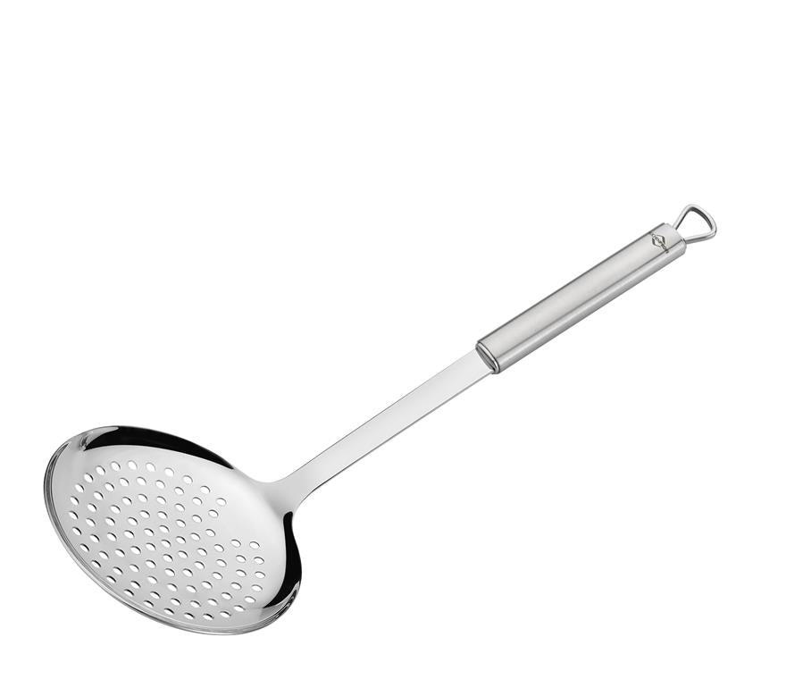 Parma Skimmer w/ Holes, 18/10 Stainless