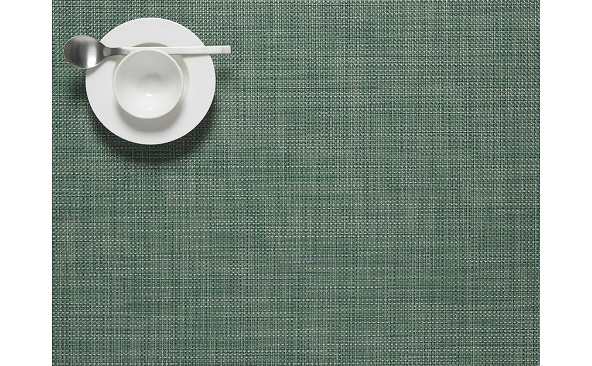 Mini Basketweave Rectangle Tablemat 14"x19" - Ivy
