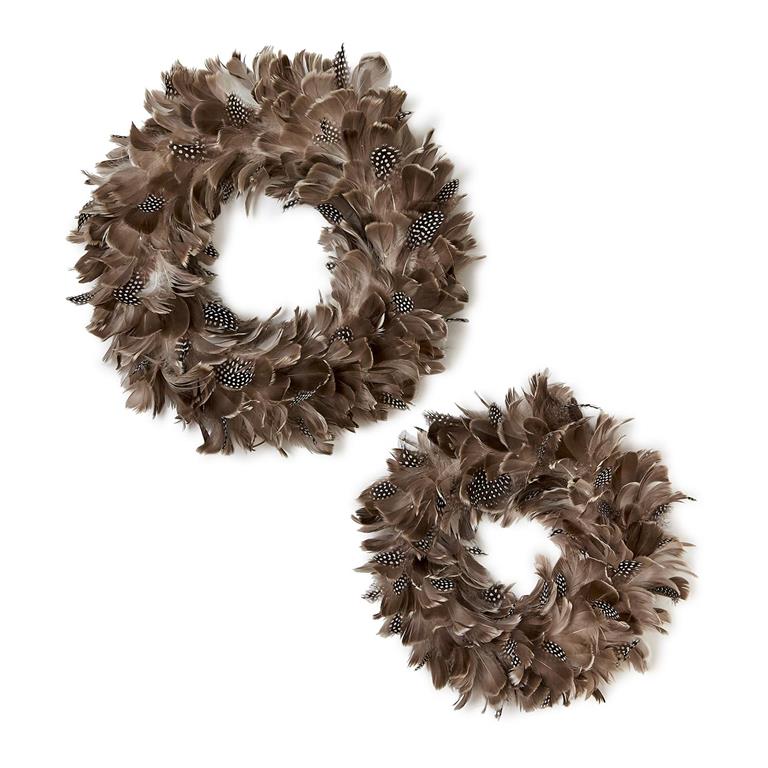 Feather Wreath Small