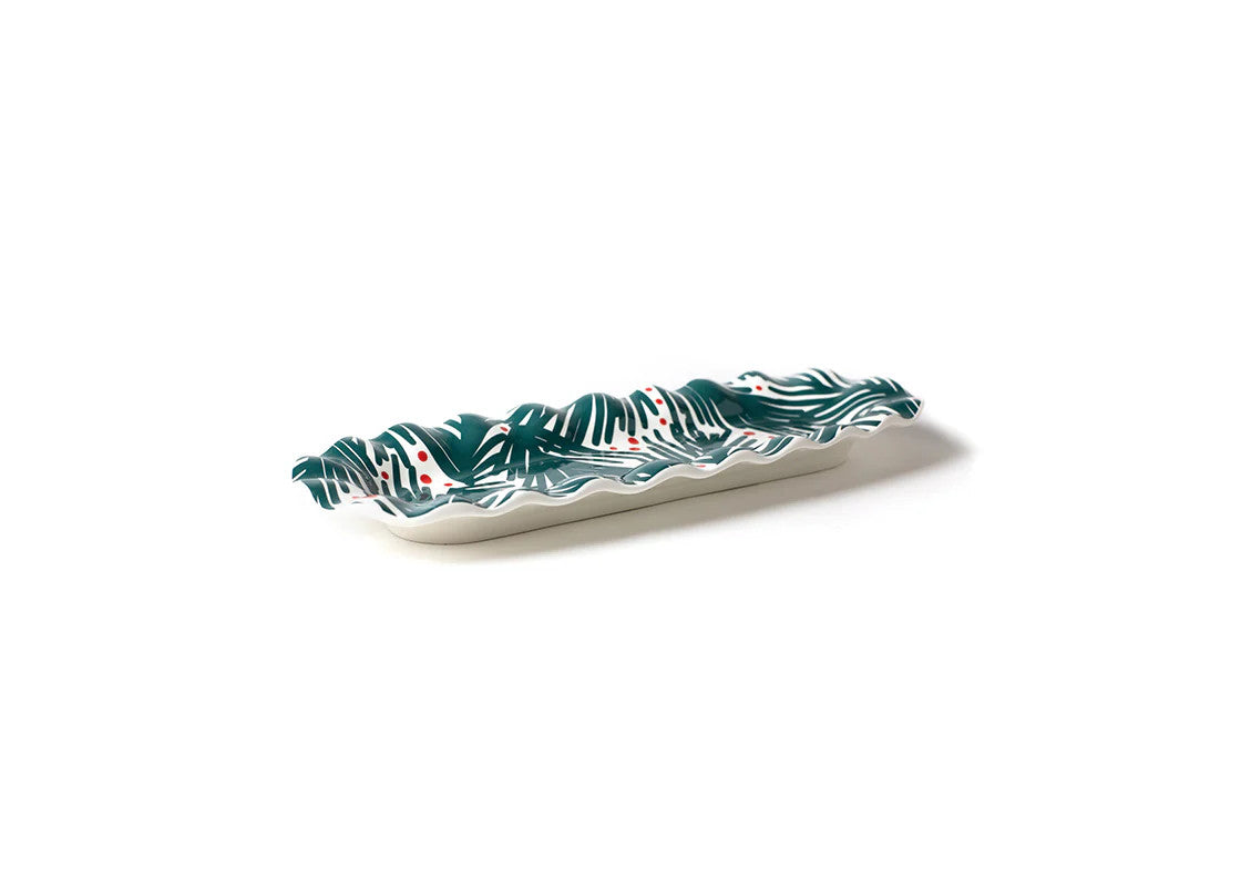 Balsam and Berry Ruffle Skinny Tray