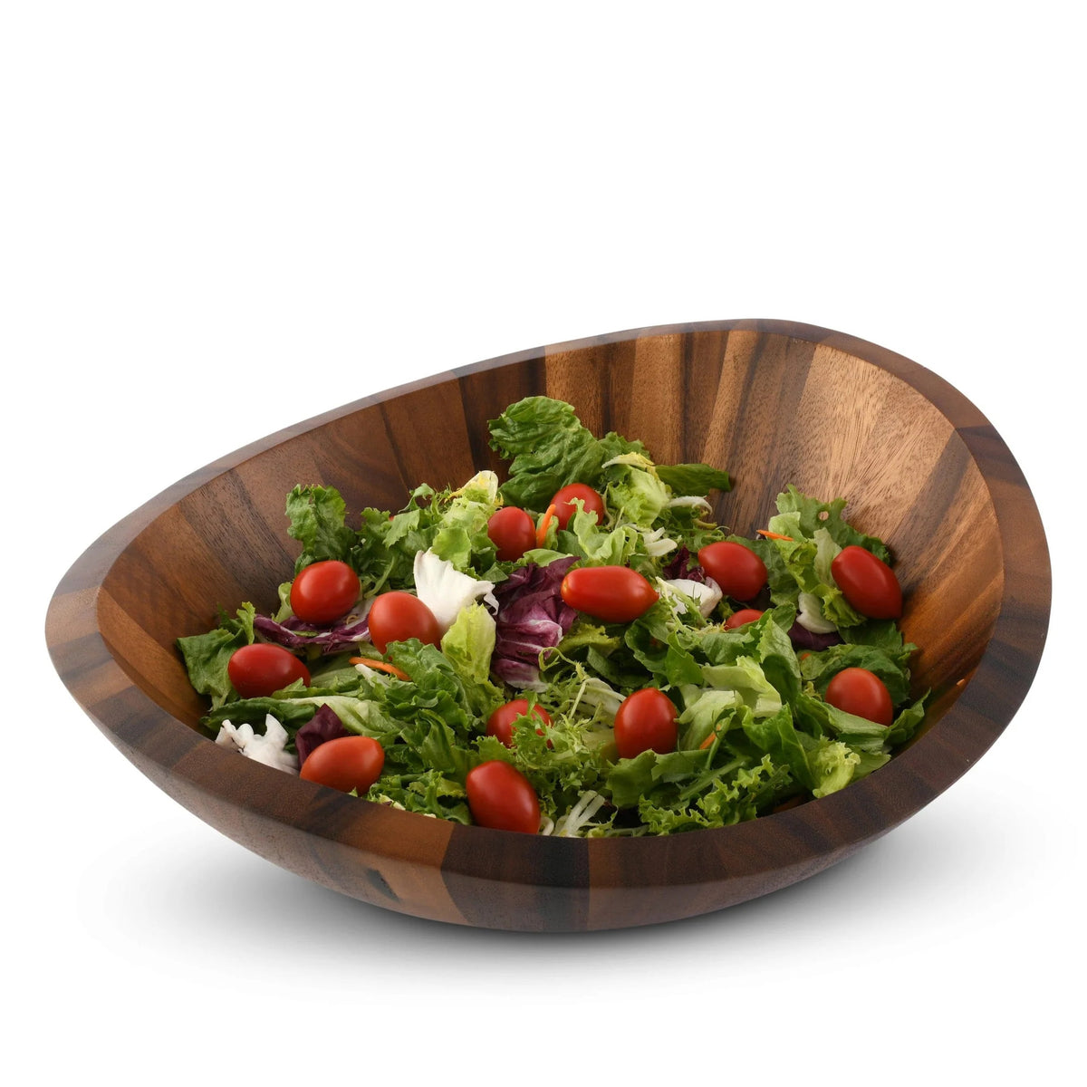 Large Acacia Wood Salad Bowl